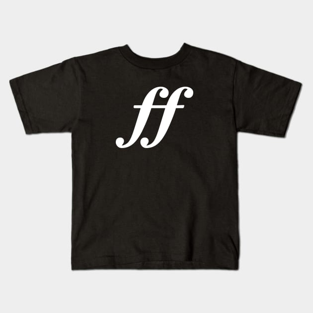 Fortissimo Kids T-Shirt by sparklellama